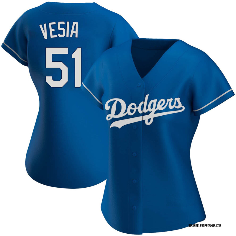 Men's Alex Vesia Los Angeles Dodgers Roster Name & Number T-Shirt - Royal