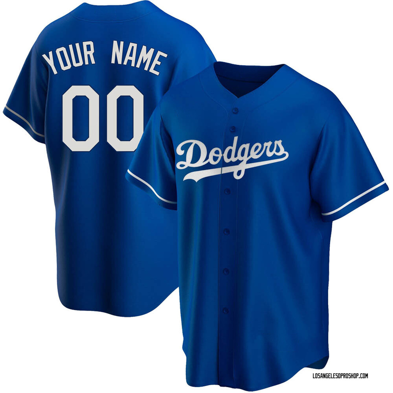 Los Angeles Dodgers K. Jonas Jersey Baseball Shirt Gray Custom