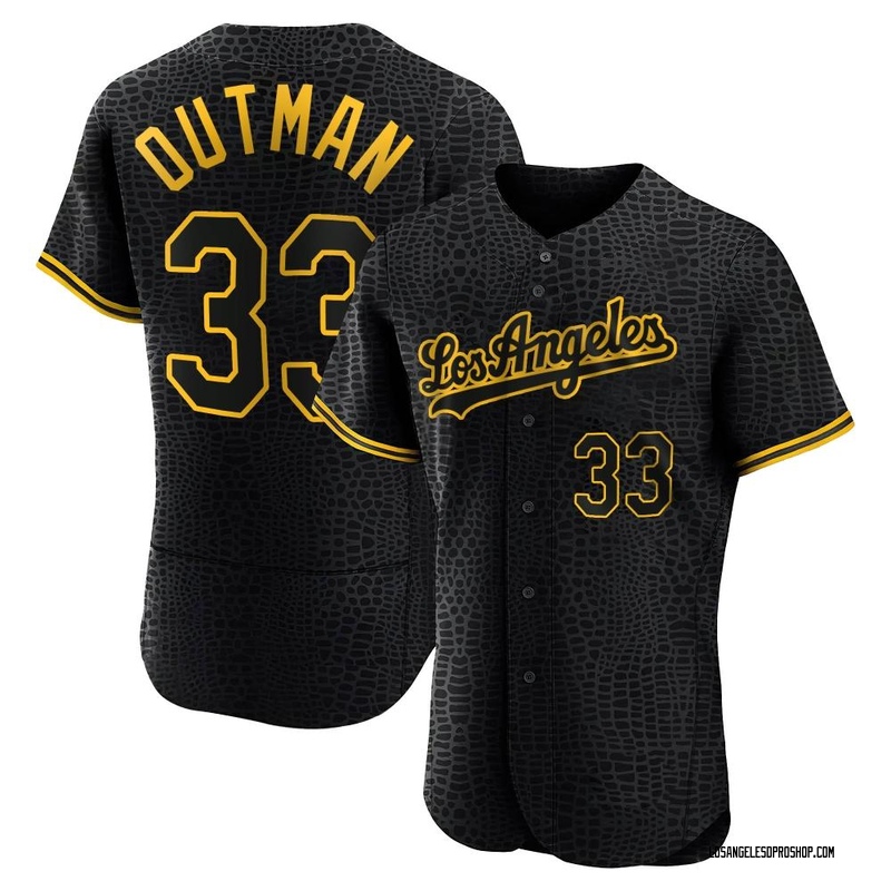 James Outman MLB Authenticated Game Used 2023 Jackie Robinson Day Los  Angeles Dodgers Jersey