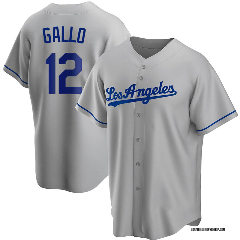 Joey Gallo Los Angeles Dodgers Road Gray Baseball Player Jersey — Ecustomily