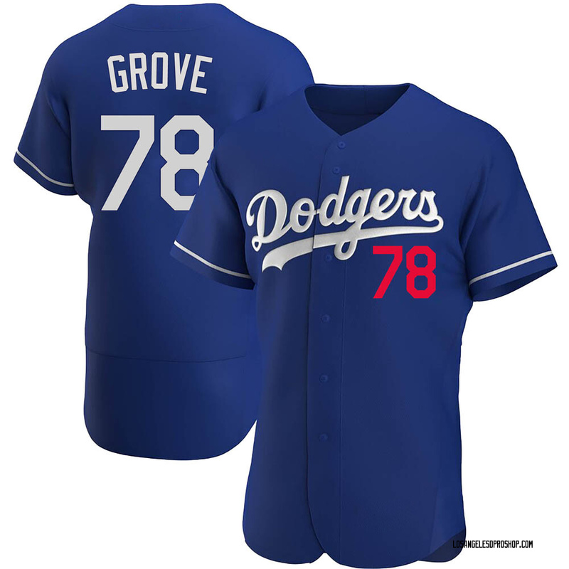 Michael Grove Youth Nike White Los Angeles Dodgers Home Replica Custom Jersey Size: Small