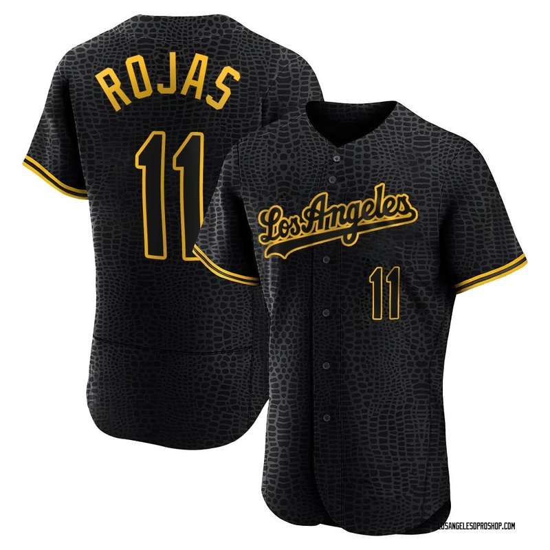 Women's Miguel Rojas Los Angeles Dodgers Backer Slim Fit T-Shirt - Royal