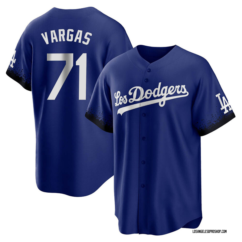Youth Miguel Vargas Los Angeles Dodgers Backer Long Sleeve T-Shirt - Royal