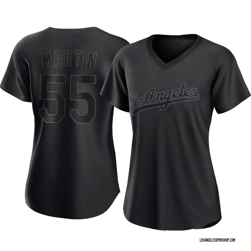 Los Angeles Dodgers Russell Martin Black Golden Replica Men's Alternate  Player Jersey S,M,L,XL,XXL,XXXL,XXXXL