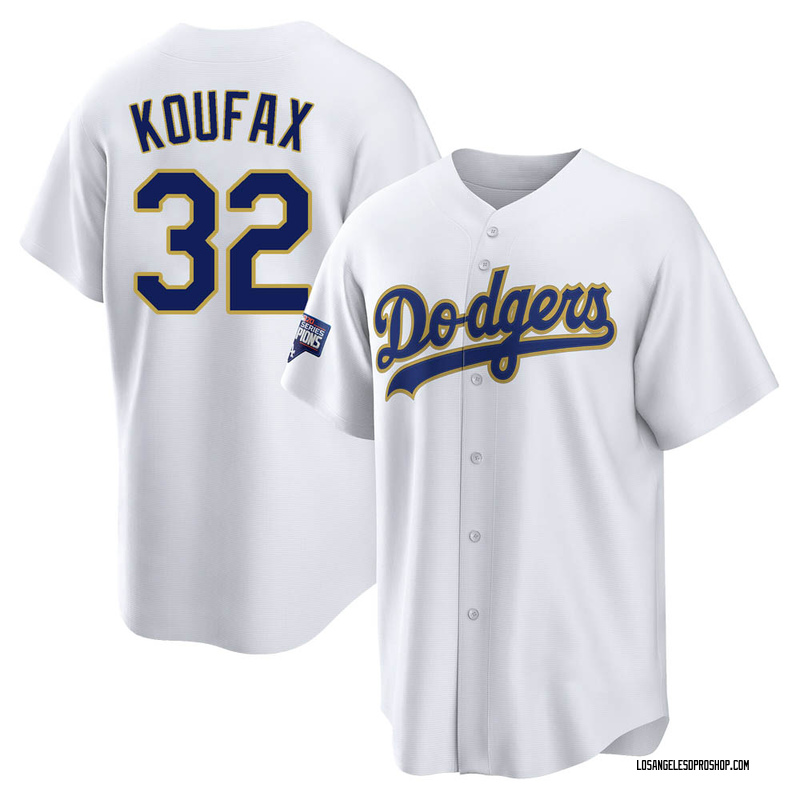 1958-66 LA DODGERS KOUFAX #32 MAJESTIC COOPERSTOWN COLLECTION JERSEY ( -  Classic American Sports