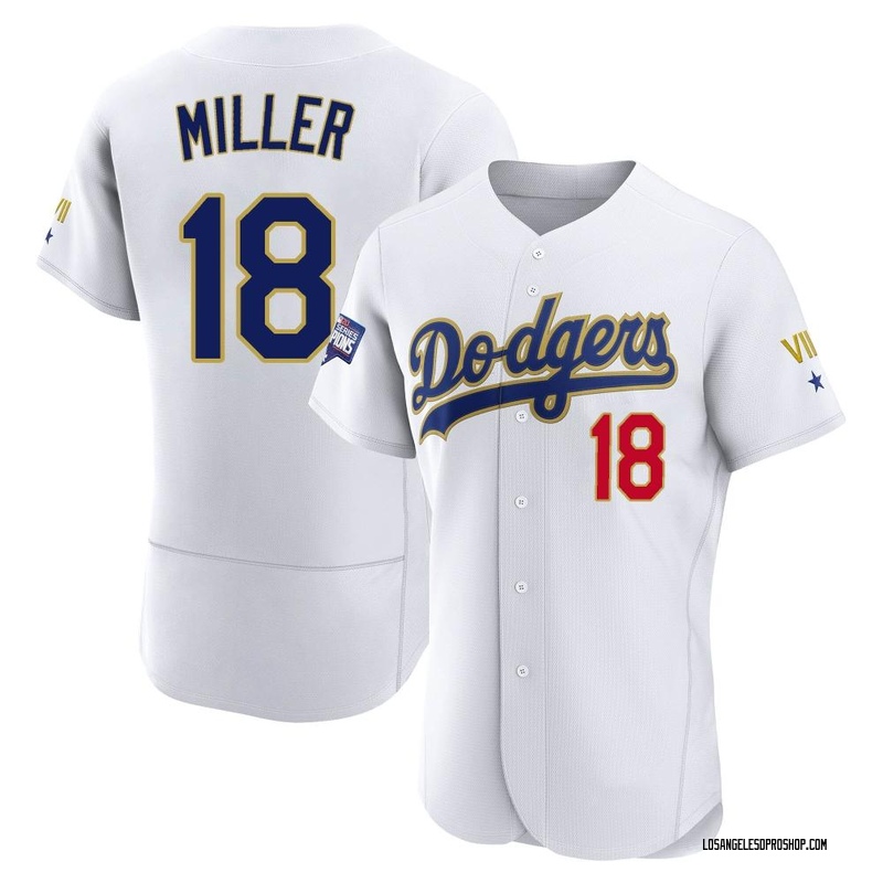 New Men's White 2021 Gold Program Los Angeles Dodgers Julio Urias Jersey