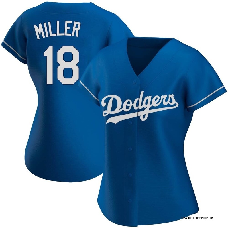 Shelby Miller Men's Nike White Los Angeles Dodgers Home Replica Custom Jersey Size: Medium