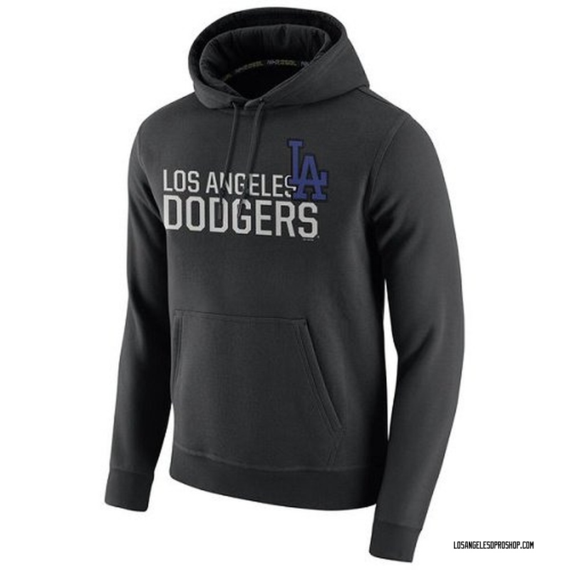 Youth Los Angeles Dodgers Stitches Royal Fleece Pullover Hoodie